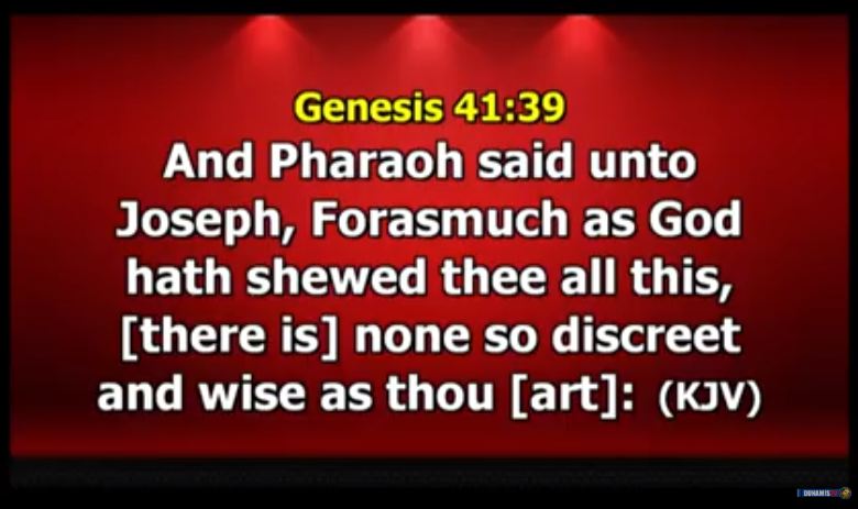 Wisdom of Joseph Genesis 41