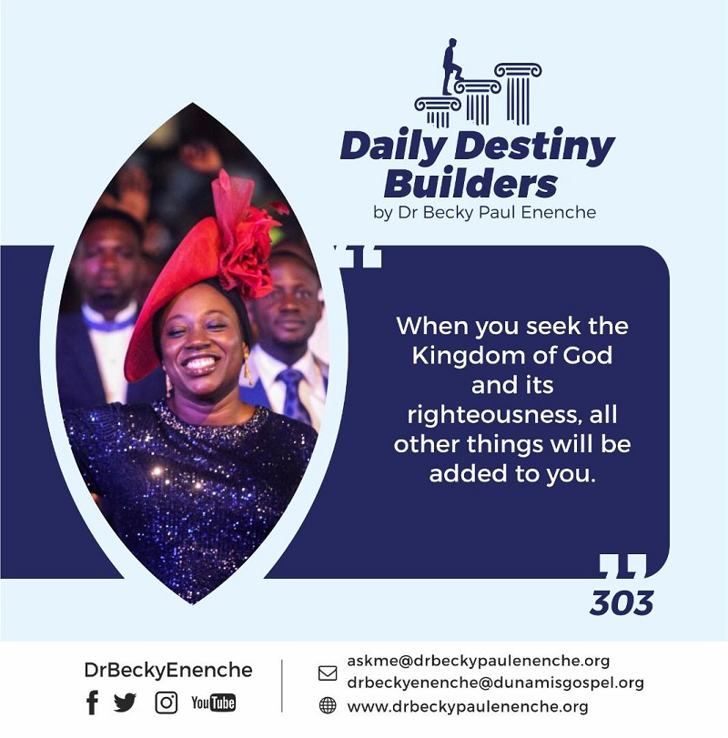 Dr Becky Paul Enenche Daily Destiny Builders