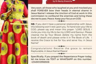 Daily Blessings By Mummy Dr Becky Paul Enenche