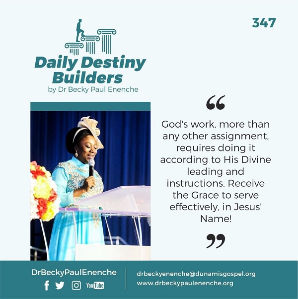 Daily Destiny Builders in dr becky enenche