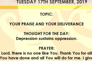 Seeds Of Destiny 17th  September 2019