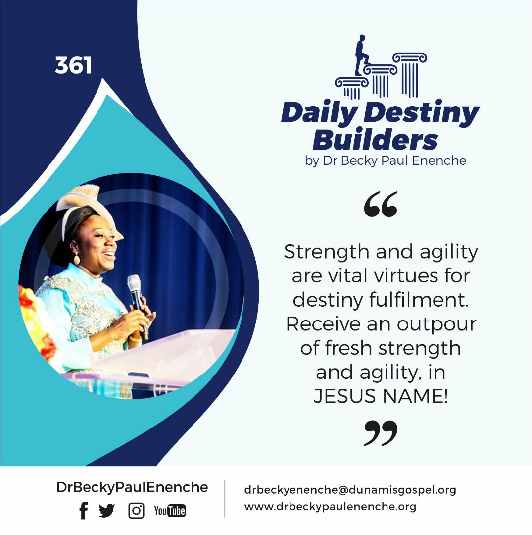 Daily Destiny Builders Dr Becky Paul Enenche