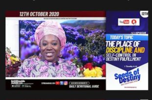 Dr Becky Paul-Enenche - SEEDS OF DESTINY - MONDAY OCTOBER 12, 2020