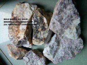 BULK SUPPLY ALL SOLID MINERALS