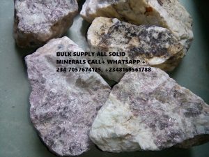 BULK SUPPLY ALL SOLID MINERALS