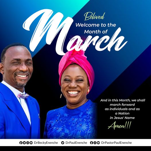 March Dr Paul and Becky Enenche